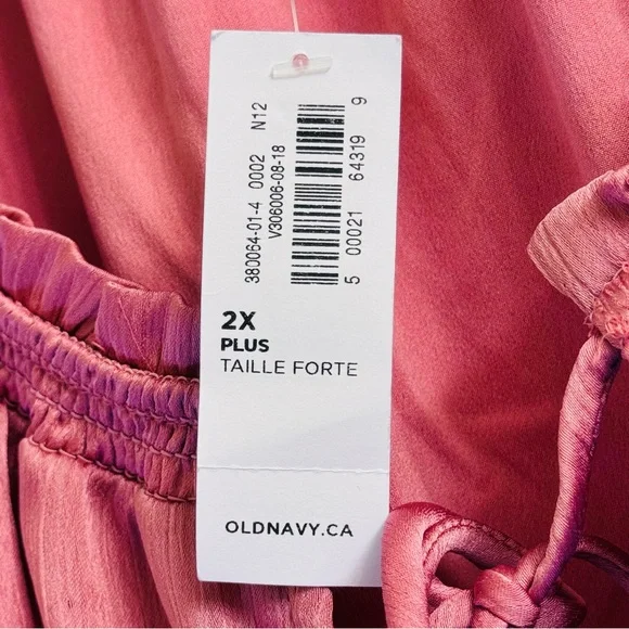Old Navy Pink Midi Summer Dress Size 2X - Picture 8 of 14